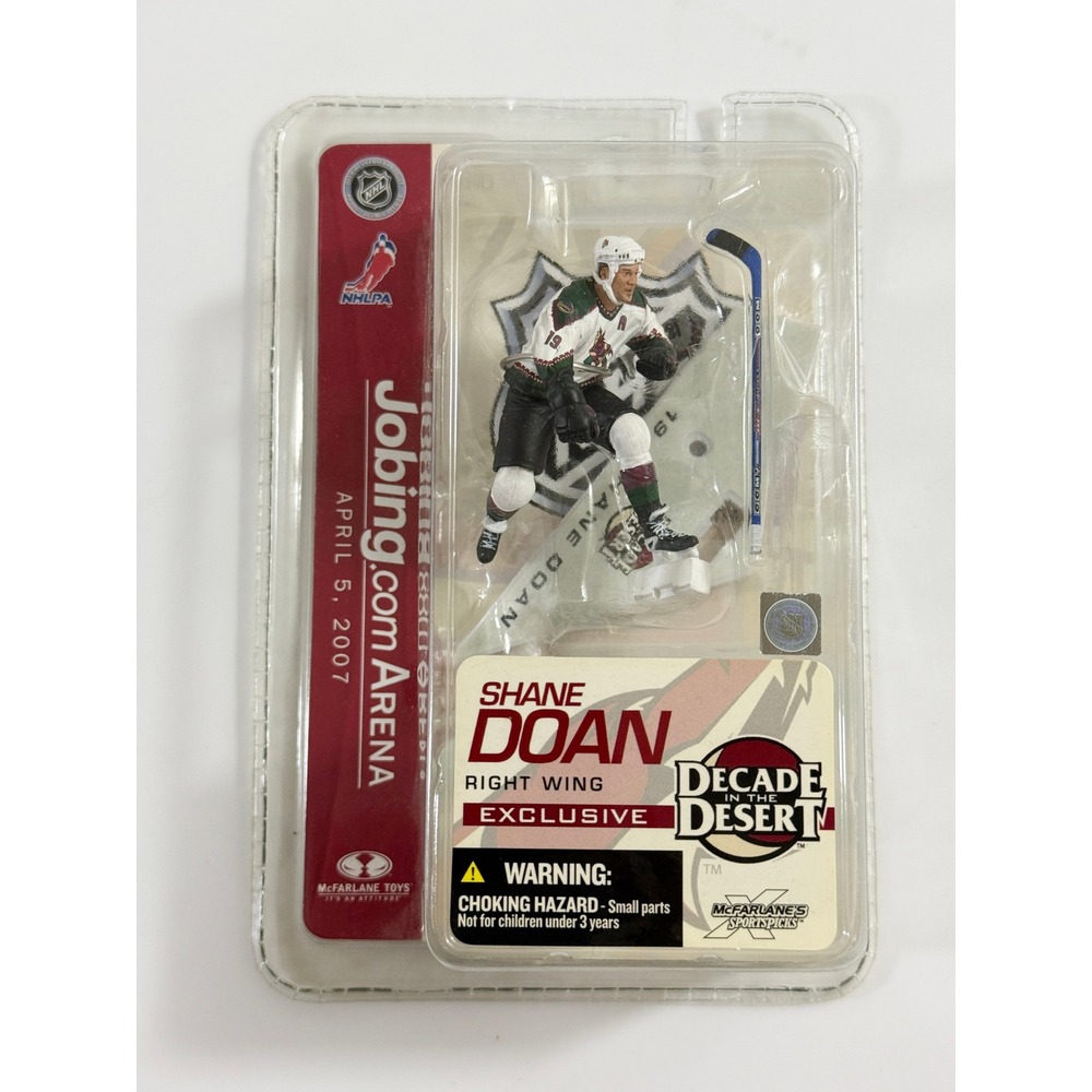 McFarlane NHL Action Figur Shane Doan Phoenix Coyotes White Decade in the Desert